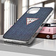 Acheter Guess Coque pour iPhone 12 / 12 Pro Effet Denim Rigide  Jeans Series  Bleu Foncé