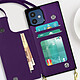 Avis Avizar Coque Cordon iPhone 12 et 12 Pro Multifonction Avec Lanière - violet