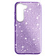 Avizar Coque Paillette pour Samsung Galaxy S23 Hybride Semi-rigide  violet Collection Spark Case, la coque glamour pour votre Samsung Galaxy S23