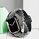 Acheter Avizar Bracelet pour Apple Watch 41mm et 40mm et 38 mm Nylon Tressé Ajustable par Boucle Métallique  noir et gris