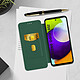 Acheter Avizar Housse Samsung A52 et A52s Clapet Porte-carte Dragonne Effet Carbone vert
