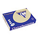 CLAIREFONTAINE Ramette 250 Feuilles Papier 120g A4 210x297 mm Certifié FSC CHAMOIS Papier couleur