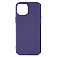 Avizar Coque iPhone 13 Silicone Semi-rigide Finition Soft-touch violet Coque de protection spécialement conçue pour iPhone 13.
