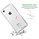 Avis LaCoqueFrançaise Coque iPhone 7/8/ iPhone SE 2020 anti-choc souple angles renforcés transparente Motif Coeur Blanc Amour