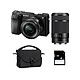 SONY ALPHA 6100 NOIR + 16-50 + 55-210 + Sac + SD 8 Go PROMO GARANTIE 3 ans. MATERIEL PROVENANCE SONY FRANCE. Emballage securisé de vos commandes. Livré avec Facture dont TVA.