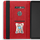 Avis Avizar Étui pour Samsung Galaxy Tab A9 Portefeuille Multi-compartiment Support Vidéo  Rouge