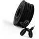 Recreus FilaFlex 82A ORIGINAL noir (black) 2,85 mm 0,25kg Filament Flexible 2,85 mm 0,25kg - Filament souple historique, Petit format, Fabriqué en Espagne, A la fois souple et élastique
