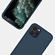 Avis Evetane Coque iPhone 11 Pro Silicone liquide Bleu Marine + 2 Vitres en Verre trempé Protection écran Antichocs
