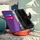 Avis Avizar Étui pour Smartphone 5,81 à 6,3 Pouces Tissu Denim Portefeuille Coulissant  violet