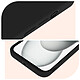 Acheter Avizar Coque pour Apple iPhone 15 Silicone Soft Touch Mate Anti-trace  noire