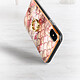 Acheter Avizar Coque iPhone X et XS Bi-matière avec Bague de Maintien Motif Écaille Rose
