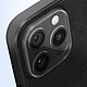 Acheter Avizar Coque pour iPhone 15 Pro Effet Cuir Vintage Hybride  Noir