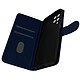 Avizar Étui Samsung Galaxy M12 Protection avec Porte-carte Fonction Support bleu nuit - Housse portefeuille spécialement conçue pour Samsung Galaxy M12