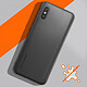 Acheter Made for Xiaomi Coque semi-rigide pour Xiaomi Redmi 9A et Verre Trempé 9H  Noir