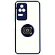 Avizar Coque pour Xiaomi Poco F4 5G Bi-matière Bague Métallique Support Vidéo  bleu - Coque de protection avec un anneau de maintien conçue spécialement pour votre Xiaomi Poco F4 5G