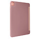 Avizar Étui pour iPad Air 13 2024 Clapet Pliable Support Multipostions Rose Champagne Protection complète contre les chutes, impacts et rayures du quotidien