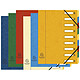 EXACOMPTA Trieur HARMONIKA® 9 fenêtres et élastiques carte lustrée Coloris aléatoire Trieur