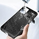 Acheter Avizar Coque iPhone 12 Mini Hybride Finition Tissu Anti-traces Lavable noir