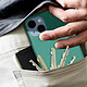 Avizar Coque pour iPhone 14 Silicone Semi-rigide Finition Soft-touch Fine  turquoise pas cher