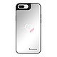 LaCoqueFrançaise Coque iPhone 7 Plus/8 Plus miroir Coeur Blanc Amour Design