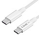 LinQ Câble USB C vers USB C 100W Power Delivery Charge et Synchro, Longueur 65cm Un câble de charge USB type C vers USB type C proposé par la marque LinQ