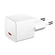 Swissten Chargeur Secteur USB-C avec Technologie GaN Power Delivery 33W  Blanc Chargeur Secteur GaN de Swissten pour expérimenter un niveau de charge supérieur