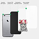 Acheter Evetane Coque iPhone 6/6s Coque Soft Touch Glossy Leopard Couronne Design