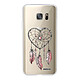 Evetane Coque Samsung Galaxy S7 360 intégrale transparente Motif Attrape coeur Tendance Coque Samsung Galaxy S7 360 intégrale transparente Attrape coeur Tendance