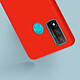 Avis Avizar Coque Huawei P smart 2020 Silicone Semi-rigide Finition Soft Touch Rouge