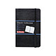HERLITZ Carnet Bloc-notes 'Classic Collection' A6 192 Pages Ligné noir Carnet d'adresse