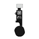 Clappio Bouton Home 3D pour iPhone SE 2020, 8 Plus, 8, 7 Plus et 7 Noir - Bouton principal Home Noir pour iPhone SE 2020, 8 Plus, 8, 7 Plus et 7, remplaçant votre bouton défaillant, cassé, fissuré ou perdu