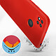 Avis Avizar Coque pour Xiaomi Redmi 10A Silicone Semi-rigide Finition Soft-touch Fine  Rouge