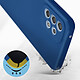 Avis Avizar Coque pour Samsung Galaxy A33 5G Silicone Semi-rigide Finition Soft-touch Fine  Bleu