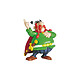 Asterix - Figurine Abraracourcix le chef 6 cm Figurine Asterix, modèle le chef Abraracourcix 6 cm.