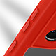 Acheter Avizar Coque Samsung Galaxy S21 FE Dos Plexiglas Avant Polymère Antichoc Contour Rouge