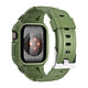 Avizar Bracelet pour Apple Watch 41mm / 40mm / 38mm Silicone avec Coque Antichoc Vert Un bracelet en silicone robuste conçu pour Apple Watch Series 8 et 7 41mm / Series SE 2022, SE, 6, 5, et 4 40mm / Series 3, 2 et 1 38mm