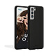 Jaym Coque pour Samsung Galaxy S21 FE Premium Silicone Microfibre Noir Coque conçue sur mesure pour Samsung Galaxy S21 FE