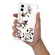 LaCoqueFrançaise Coque iPhone 12 mini anti-choc souple angles renforcés transparente Motif Fleurs Sauvages pas cher