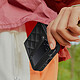 Avizar Coque pour Samsung Z Flip 4 Rhombique Rigide Série Rhombus Chic  Noir pas cher