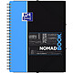 OXFORD Cahier Chemise Polypro Etudiant NomadBook A4+160 pages 90g ligné Coloris Aléatoire Cahier