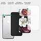 Acheter LaCoqueFrançaise Coque iPhone 7/8/ iPhone SE 2020/ 2022 Coque Soft Touch Glossy Fleurs roses Design