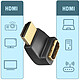 Acheter Avizar Adaptateur Vidéo et Audio HDMI Mâle vers VGA Femelle Full HD Blanc