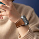 Avis Avizar Bracelet pour Apple Watch 41mm / 40mm / 38 mm Simili Cuir Litchi  Marron