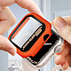 Avizar Coque Apple Watch Serie 7 (41mm) Rigide Ultra-fine Vitre de Protection orange pas cher