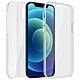 Avizar Coque iPhone 12 Mini Protection Arrière Rigide + Avant Souple Transparent - Coque de protection spécialement conçue pour Apple iPhone 12 Mini