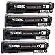 4 Toners compatibles HP 201 CF400X Noir 4 Toners compatibles HP 201 CF400X Noir