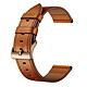 Avizar Bracelet pour Apple Watch 45mm / 44mm / 42mm Cuir véritable camel Bracelet de montre Camel