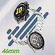 Avis Avizar Bracelet pour Huawei Watch GT Runner GT 3 46mm Maille Acier Argent