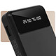 LinQ Batterie Secours 15000mAh Câble 4 en 1 Amovible et Sortie USB Compact  Noir pas cher