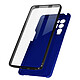 Avizar Coque Oppo Find X3 Neo Arrière Rigide et Avant Souple - bleu Coque de protection 360° spécialement conçue pour Oppo Find X3 Neo